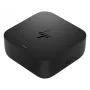 Base de acoplamiento HP USB-C 100W G6 Dock SmartBuy — USB-C 100W, negro azabache, 121×121×51 mm