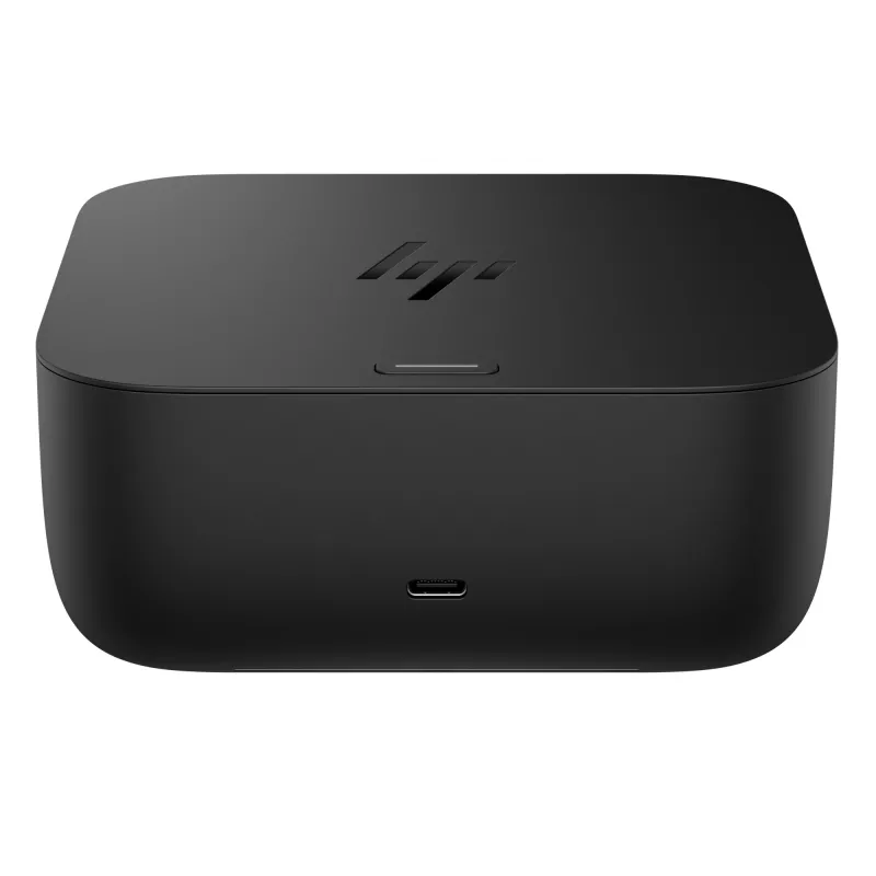 Base de acoplamiento HP USB-C 100W G6 Dock SmartBuy — USB-C 100W, negro azabache, 121×121×51 mm