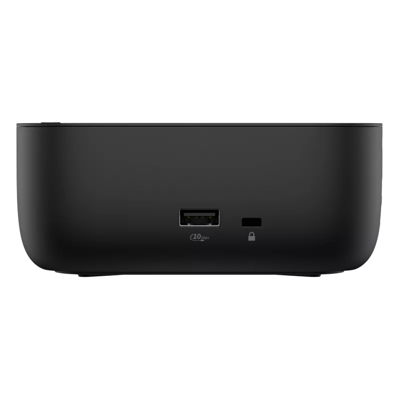 Base de acoplamiento HP USB-C 100W G6 Dock SmartBuy — USB-C 100W, negro azabache, 121×121×51 mm
