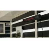 Calefactor infrarrojo SUNRED RD-DARK-20, 2000 W, montaje en pared, IP55, negro