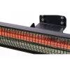 Calefactor infrarrojo SUNRED RD-DARK-20, 2000 W, montaje en pared, IP55, negro
