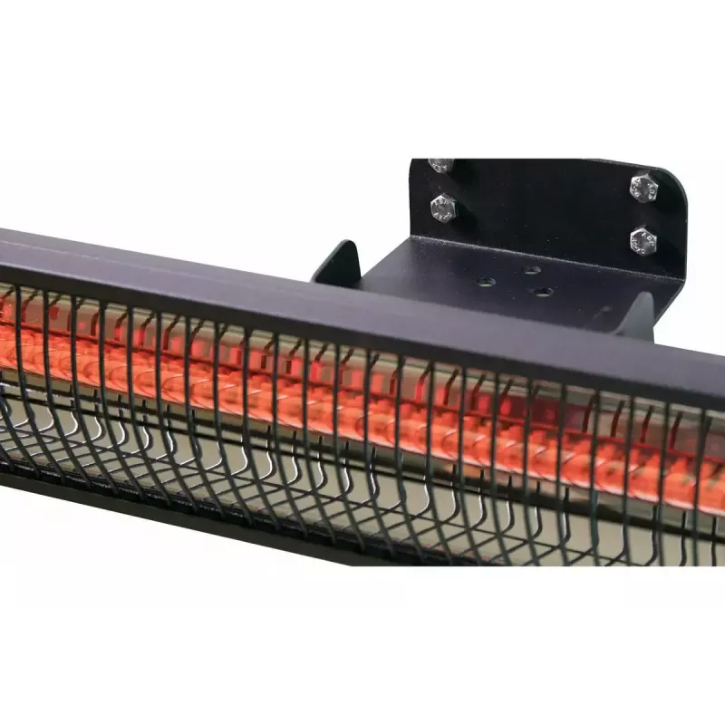 Calefactor infrarrojo SUNRED RD-DARK-20, 2000 W, montaje en pared, IP55, negro