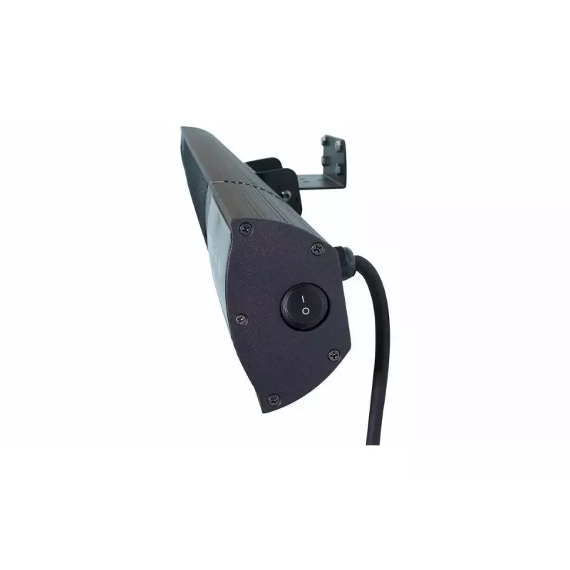 Calefactor infrarrojo SUNRED RD-DARK-20, 2000 W, montaje en pared, IP55, negro