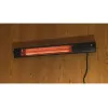 Calefactor infrarrojo SUNRED RD-DARK-20, 2000 W, montaje en pared, IP55, negro