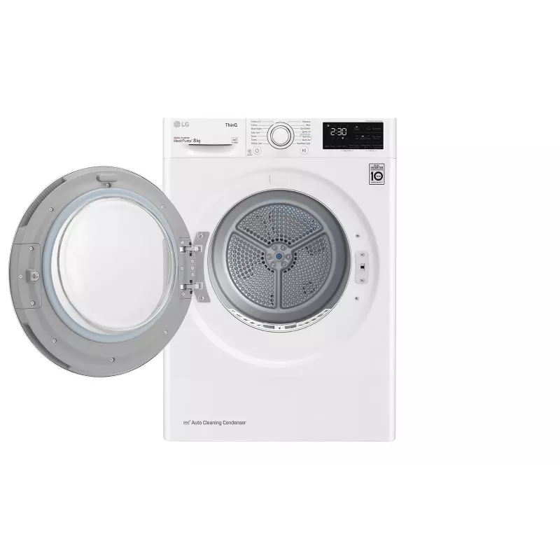LG RH80V3AV6N secadora con bomba de calor independiente carga frontal 8 kg blanca