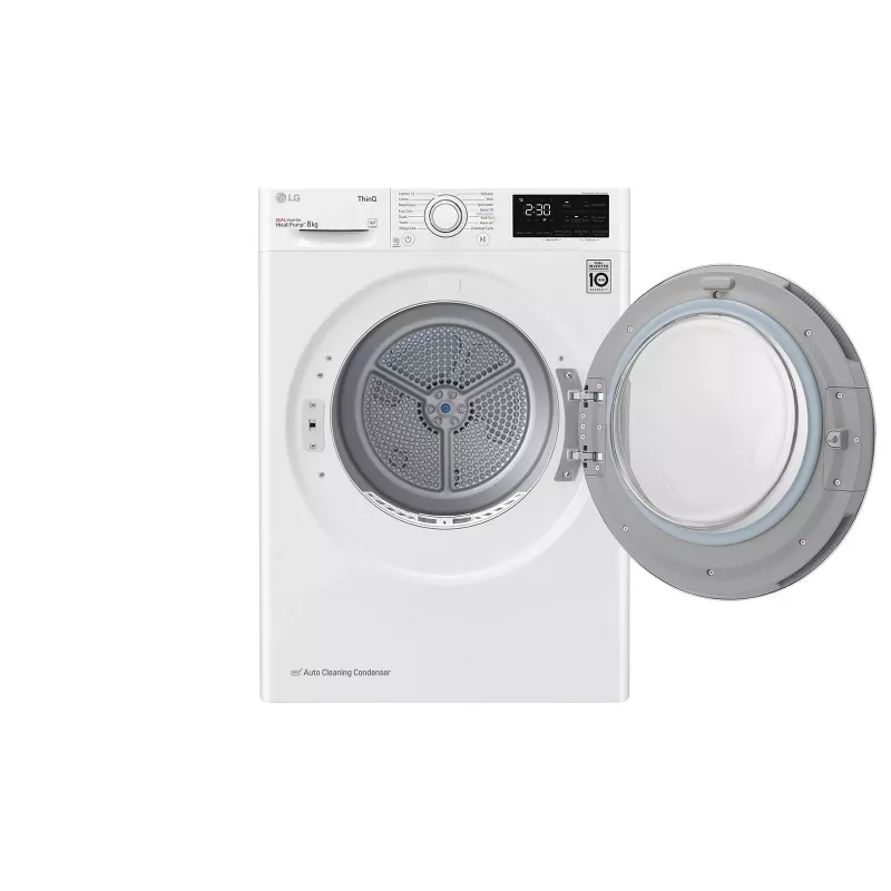 LG RH80V3AV6N secadora con bomba de calor independiente carga frontal 8 kg blanca