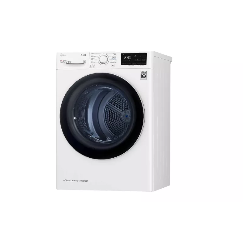 LG RH80V3AV6N secadora con bomba de calor independiente carga frontal 8 kg blanca