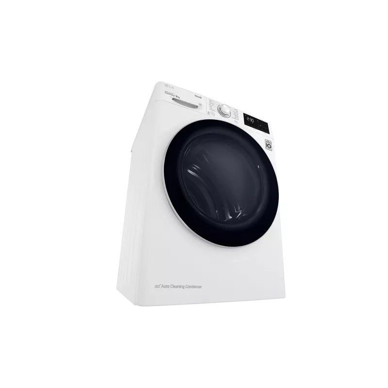 LG RH80V3AV6N secadora con bomba de calor independiente carga frontal 8 kg blanca