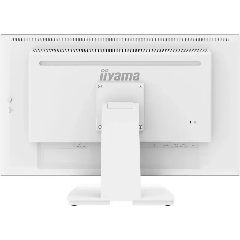 Monitor táctil LCD IIYAMA ProLite T2752MSC-W1AG 27 inch 1920 x 1080 Full HD blanco, 5 ms, USB 3.2 Gen1, altavoces, VESA