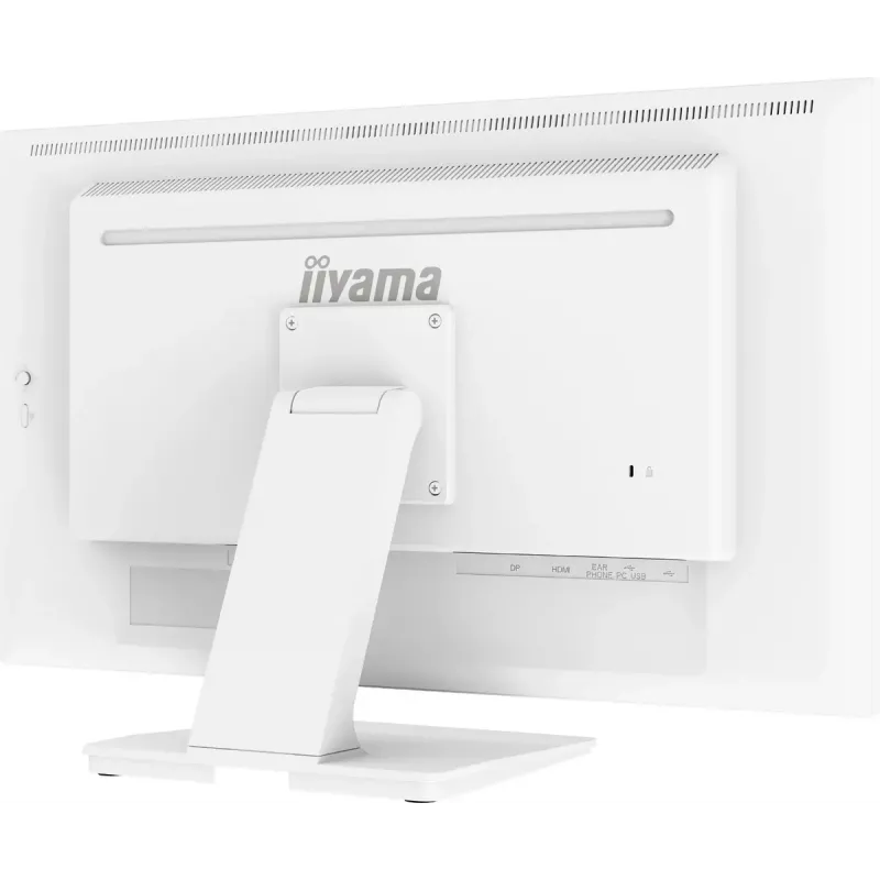 Monitor táctil LCD IIYAMA ProLite T2752MSC-W1AG 27 inch 1920 x 1080 Full HD blanco, 5 ms, USB 3.2 Gen1, altavoces, VESA