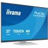 Monitor táctil LCD IIYAMA ProLite T2752MSC-W1AG 27 inch 1920 x 1080 Full HD blanco, 5 ms, USB 3.2 Gen1, altavoces, VESA