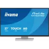 Monitor táctil LCD IIYAMA ProLite T2752MSC-W1AG 27 inch 1920 x 1080 Full HD blanco, 5 ms, USB 3.2 Gen1, altavoces, VESA