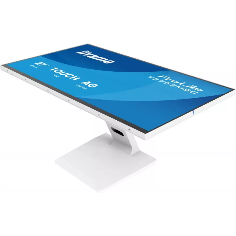 Monitor táctil LCD IIYAMA ProLite T2752MSC-W1AG 27 inch 1920 x 1080 Full HD blanco, 5 ms, USB 3.2 Gen1, altavoces, VESA