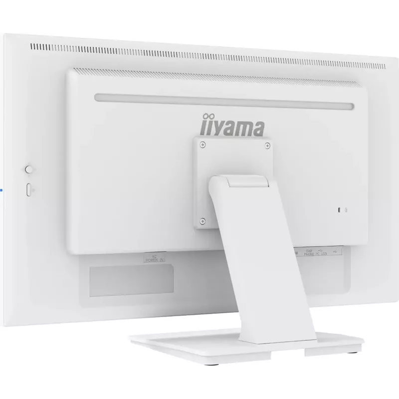 Monitor táctil LCD IIYAMA ProLite T2752MSC-W1AG 27 inch 1920 x 1080 Full HD blanco, 5 ms, USB 3.2 Gen1, altavoces, VESA