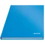 Leitz Notebook Solid Hardcover A5 cuadriculado 90 g/m² 80 hojas, liso, azul, A5, 80 hojas, brillante, 80 g/m²