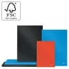 Leitz Notebook Solid Hardcover A5 cuadriculado 90 g/m² 80 hojas, liso, azul, A5, 80 hojas, brillante, 80 g/m²