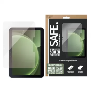 PanzerGlass SAFE. by ® protector de pantalla Samsung Galaxy Tab Active5 Pro | Ultra-Wide Fit
