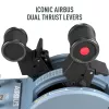Thrustmaster TCA Quadrant Airbus Edition negro, azul Flight Sim PC