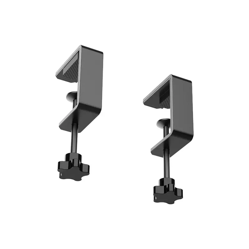 Abrazadera de mesa para base de vuelo MOZA para volante – metal, negro, 1 kg