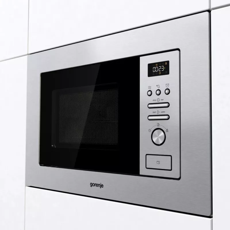 Gorenje BM201AG1X microondas con grill de acero inoxidable para empotrar 20 L 800 W
