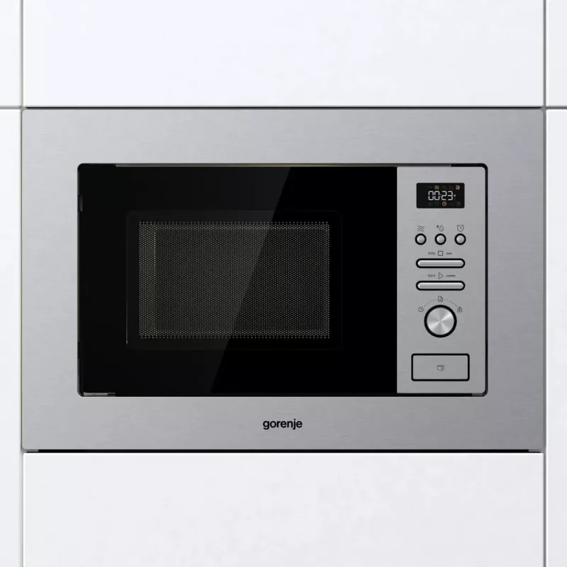 Gorenje BM201AG1X microondas con grill de acero inoxidable para empotrar 20 L 800 W