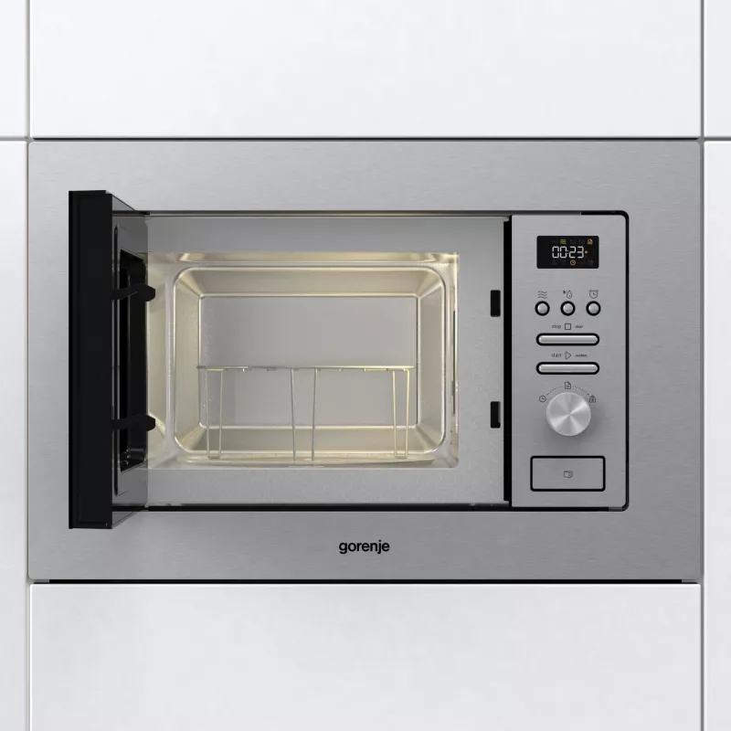 Gorenje BMI201AG1X microondas combinado de acero inoxidable para empotrar 20 L 800 W