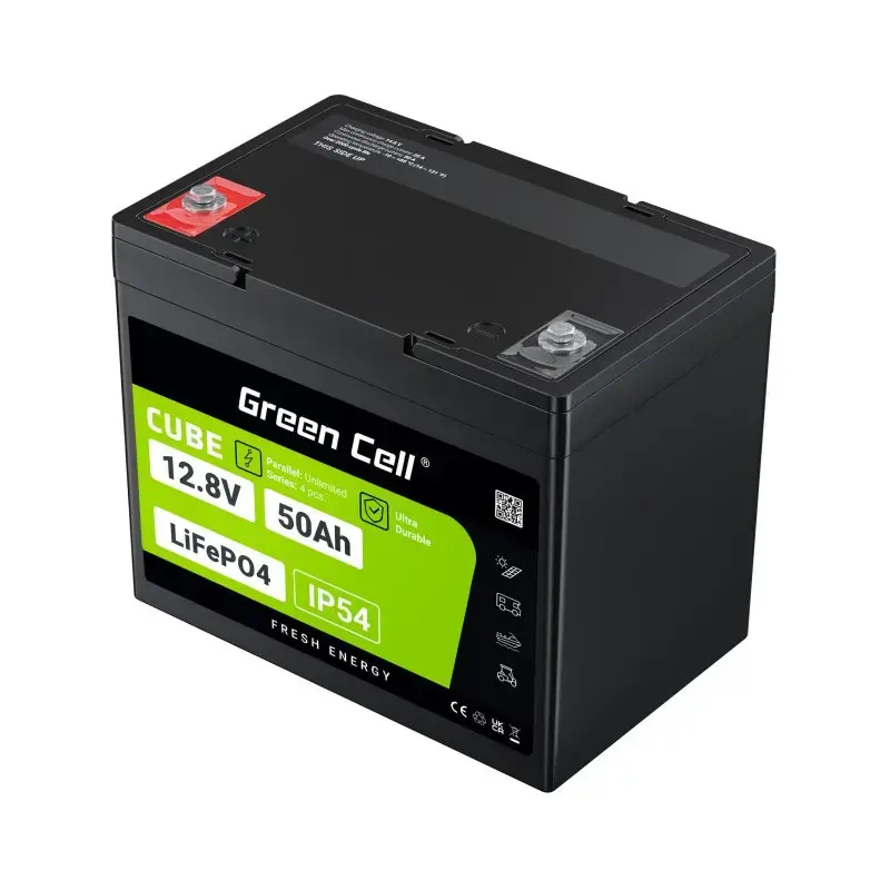 Batería UPS Green Cell LFPGC12V50AH litio hierro fosfato 12V 50Ah 640Wh, 75A descarga