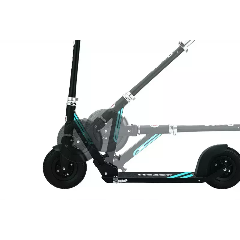 Patinete Razor A5 Air — adultos, plataforma de aluminio, ruedas inflables de 20 cm, plegable, carga máx. 100 kg, negro