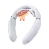 SKG 4356E - blanco, masaje combinado, cuello, blanco, silicona, botones, batería