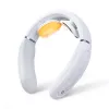 SKG 4356E - blanco, masaje combinado, cuello, blanco, silicona, botones, batería