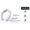 SKG 4356E - blanco, masaje combinado, cuello, blanco, silicona, botones, batería