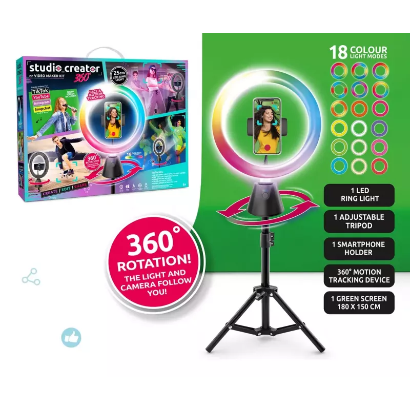 Rotating Studio Canal Toys INF028CL 360 Degrees — set de manualidades giratorio Canal Toys para niños