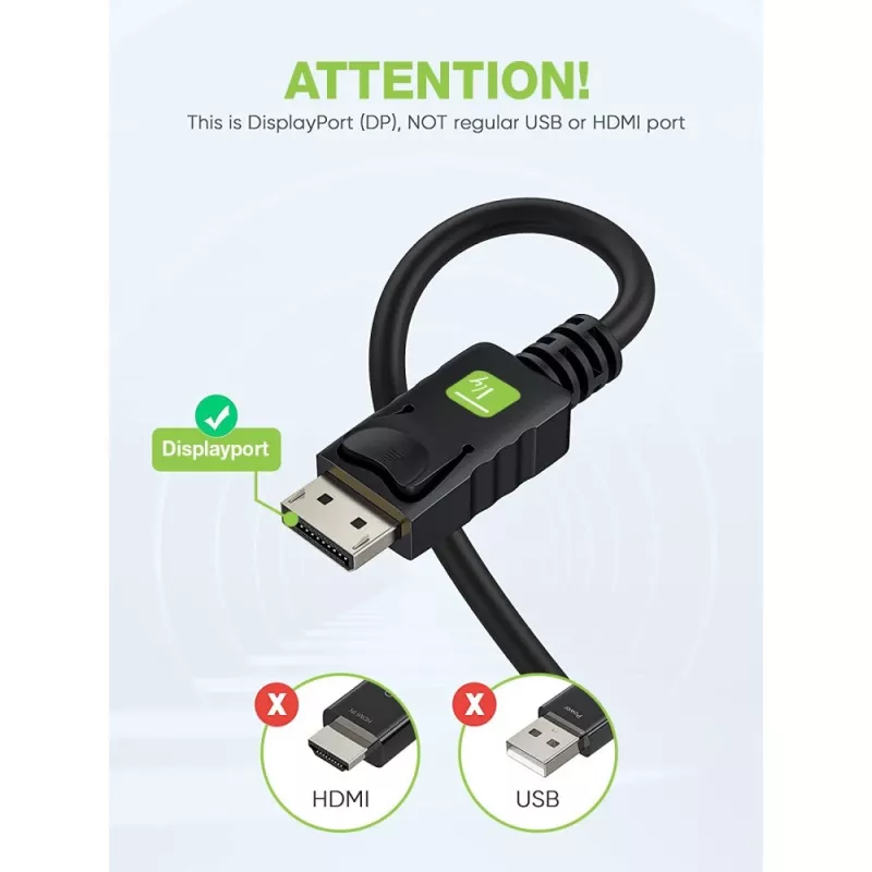 Techly cable monitor DisplayPort a VGA 1,8 m ICOC DSP-V-018