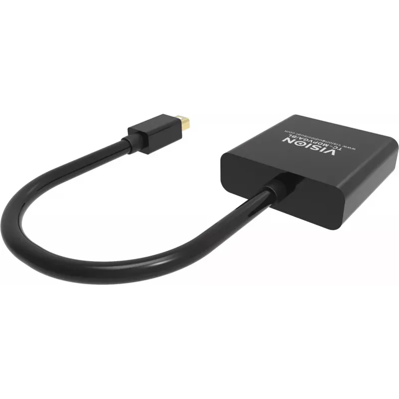 Adaptador de cable de vídeo Mini DisplayPort a VGA Vision TC-MDPVGA/BL