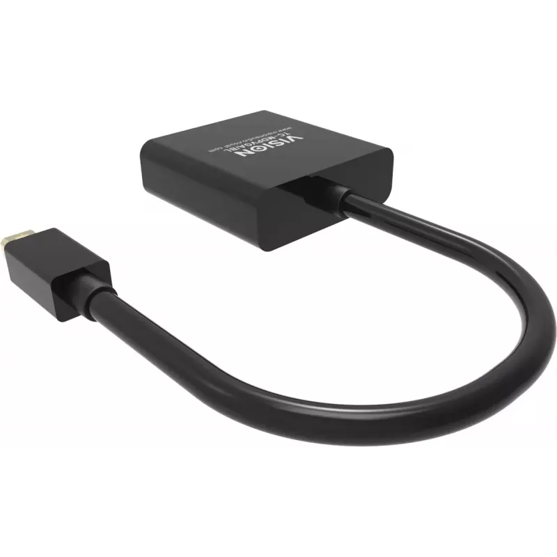 Adaptador de cable de vídeo Mini DisplayPort a VGA Vision TC-MDPVGA/BL