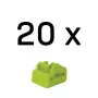Bloqueador de puerto RJ-45 Lindy (sin llave) – pack de 20, verde