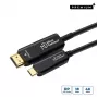 Adaptador de cable de vídeo Microconnect USB3.1CHDMI10OP 10 m USB Type-C HDMI negro