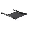 Bandeja para rack Lanview LVR1U-SLIDE-600MM-BL — 1HE extraíble 600 mm negro