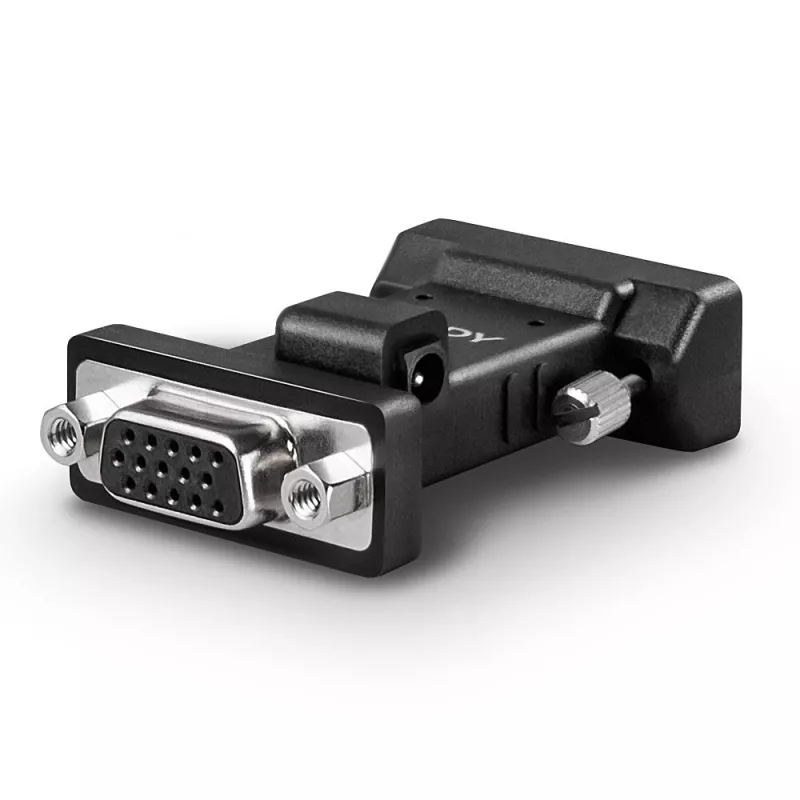 Emulador EDID VGA Lindy, negro, 3840 x 2160 píxeles, metal, DC, 5 V, 48 mm