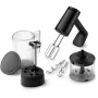 Batidora de mano Philips HR3781/20 — 500 W, 5 velocidades, turbo, negra, incl. varillas batidoras, ganchos amasadores, picadora, vaso medidor