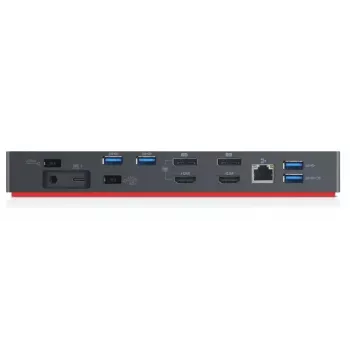 Lenovo 40AN0135DK estación de acoplamiento/replicador de puertos para portátil con cable Thunderbolt 3 negro