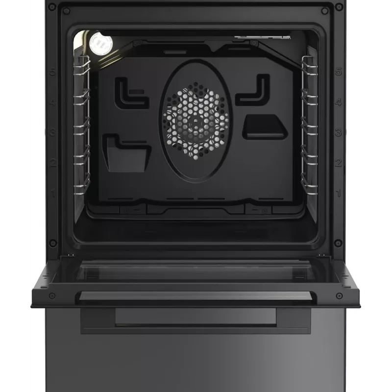 Whirlpool W5V8LCSA cocina independiente eléctrica con placa vitrocerámica antracita