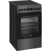 Whirlpool W5V8LCSA cocina independiente eléctrica con placa vitrocerámica antracita