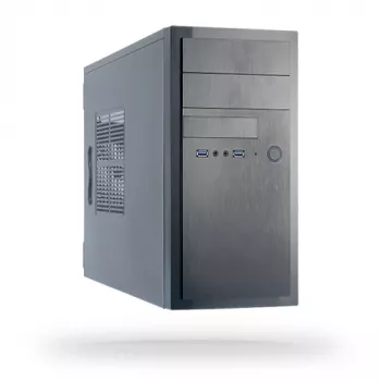 Chieftec HT-01B-350GPB caja de ordenador semitorre negra 350 W