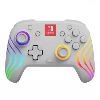 PDP Afterglow Wave White mando USB analógico / digital Nintendo Switch, Nintendo Switch Lite, Nintendo Switch OLED