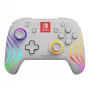 PDP Afterglow Wave White mando USB analógico / digital Nintendo Switch, Nintendo Switch Lite, Nintendo Switch OLED