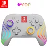PDP Afterglow Wave White mando USB analógico / digital Nintendo Switch, Nintendo Switch Lite, Nintendo Switch OLED