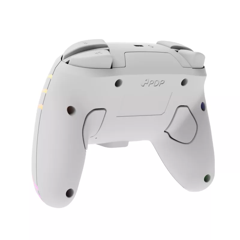 PDP Afterglow Wave White mando USB analógico / digital Nintendo Switch, Nintendo Switch Lite, Nintendo Switch OLED