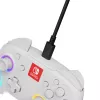 PDP Afterglow Wave White mando USB analógico / digital Nintendo Switch, Nintendo Switch Lite, Nintendo Switch OLED