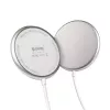 Cargador inalámbrico Crong MagSpot CRG-MS15W-SLV carga rápida para interiores DC